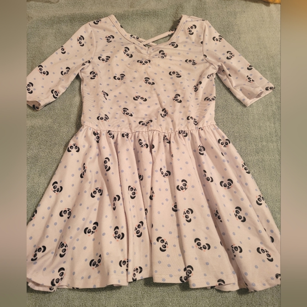 (2/$15)Panda Dot Dot Smile Dress 2t,